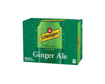 Schweppes Ginger Ale - 12 pack