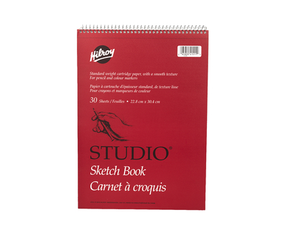 Hilroy Studio Sketch Book - 9 x 12 inch - 30 sheets