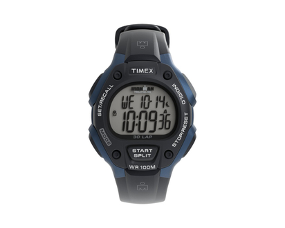 Timex Ironman Watch - Black/Blue - T5H591GP