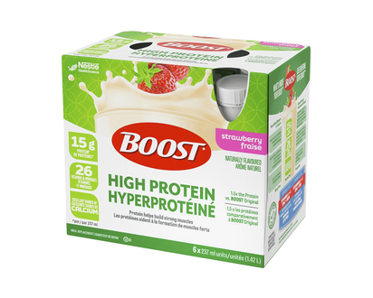 BOOST High Protein Drink - Strawberry - 6 x 237ml