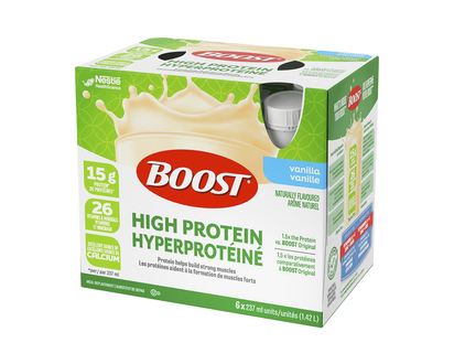 BOOST High Protein Drink - Vanilla - 6 x 237ml