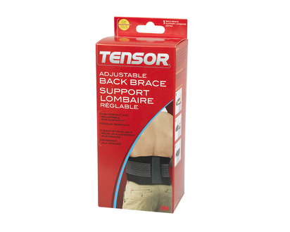 Tensor Adjustable Back Brace - One Size