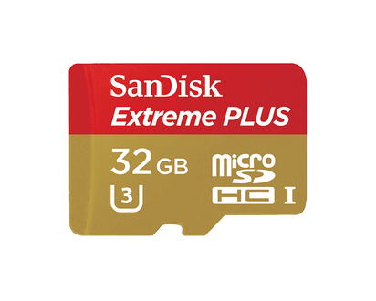 SanDisk Extreme Plus 3GB microSDHC Card - SDSQXWG-032G-CN6MA