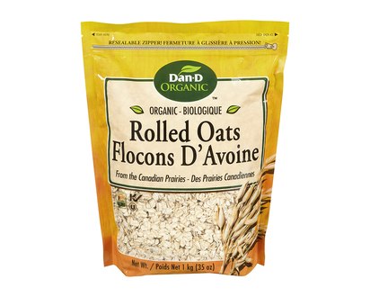 Dan-D-Pak Organic Rolled Oats - 1kg