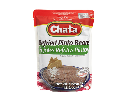 Chata Refried Pinto Beans - 430g
