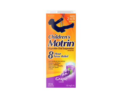 Motrin Children's Ibuprofen Oral Suspension - Grape - 120ml