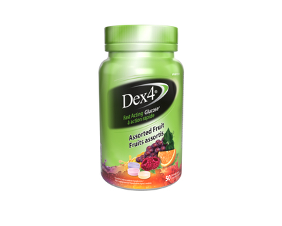 Dex4 Glucose Tablets - Assorted Fruits - 50s