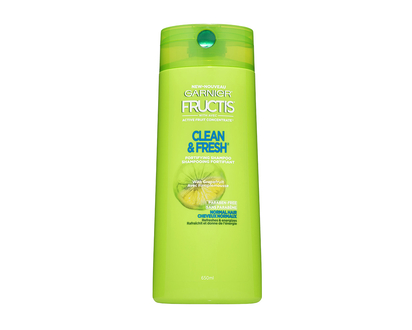 Garnier Fructis Clean & Fresh Shampoo - 650ml