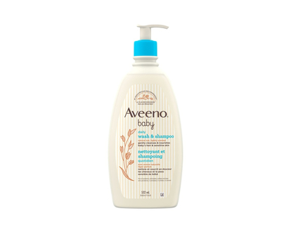 Aveeno Baby Lightly Scented Wash &amp; Shampoo - 532ml