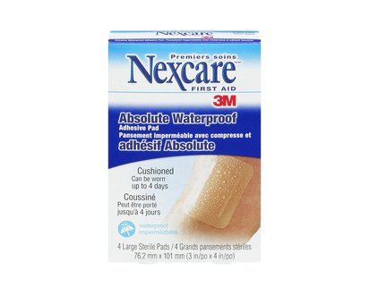 3M Nexcare Absolute Waterproof Adhesive Pad - 4s