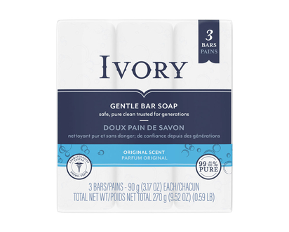 Ivory Original Bars - 3 x 90g