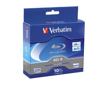 Verbatim BD-R 25GB 6x - 10 pack