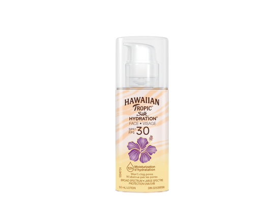 Hawaiian Tropic Silk Hydration Weightless Face Sunscreen Lotion - SPF30 - 50ml