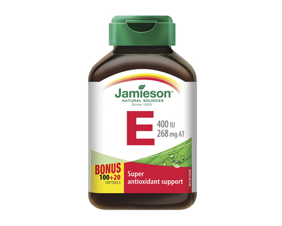 Jamieson Vitamin E 400 IU/268 mg AT  - 100's