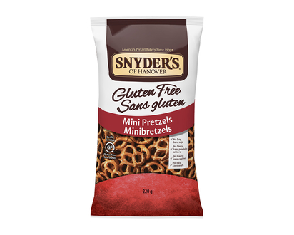 Snyder's Mini Pretzels - Gluten Free - 220g