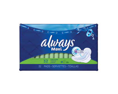 Always Maxi with Flexi-Wings - Long Super - Unscented - 32s