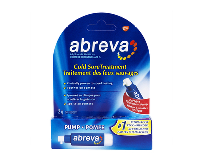 Abreva Cold Sore Treatment Pump - 2g
