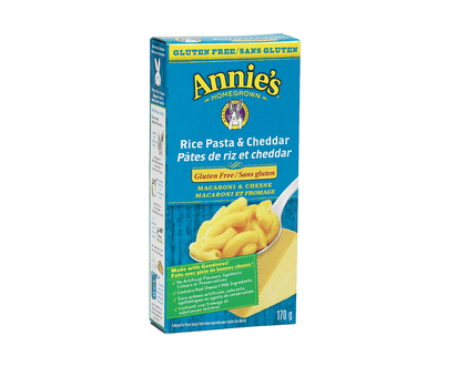 Annie's Rice Pasta & Cheddar - Gluten Free - 170g