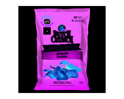 Dutch Crunch Kettle Cooked Potato Chips - Jalapeno & Cheddar - 200g