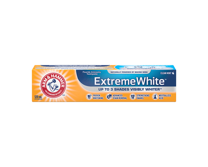 Arm & Hammer Extreme White Whitening Toothpaste - Clean Mint - 120ml