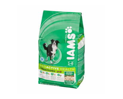 IAMS ProActive Health Adult MiniChunks Dry Dog Food - 3.18kg