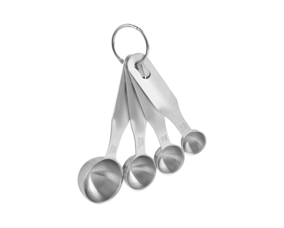 Trudeau Maison Measuring Spoons - Stainless Steel - Set of 4