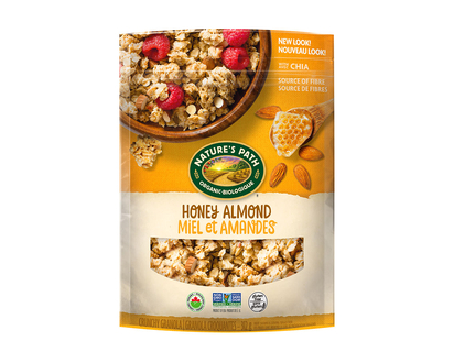 Nature's Path Organic Pure Oats Granola Cereal - Honey Almond - 312g