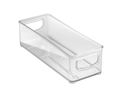 InterDesign Kitchen Storage Bin - Clear - 10.16 x 25.4 x 7.62cm