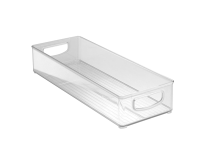 InterDesign Kitchen Storage Bin - Clear - 15.24 x 40.64 x 7.62cm
