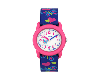 Timex Youth Girls Analogue Watch - Pink/Blue - T89001XY