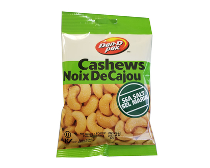 Dan-D-Pak Cashews - Salted - 92g
