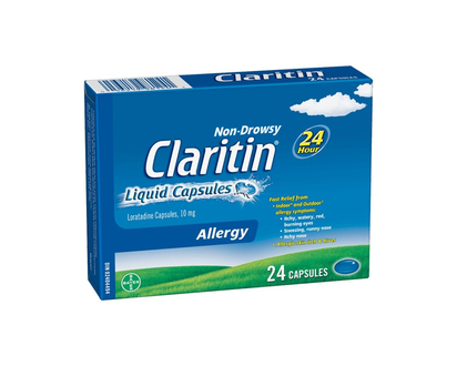 Claritin Non-Drowsy Liquid Capsules - 24's