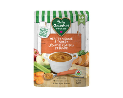 Baby Gourmet Meals Baby Food - Hearty Veggie & Turkey - 128ml