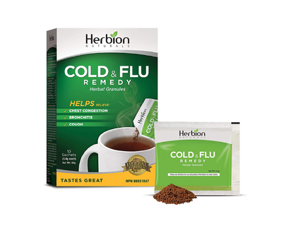 Herbion Naturals Cold &amp; Flu Remedy Herbal Granules - 10s