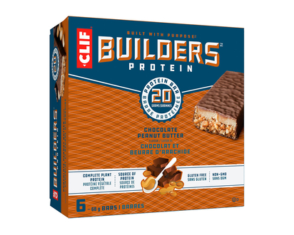 Clif Builders Protein Bar - Chocolate Peanut Butter - 6 x 68g