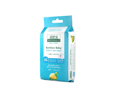 Bamboo Baby Tooth 'n' Gum Wipes - 30's
