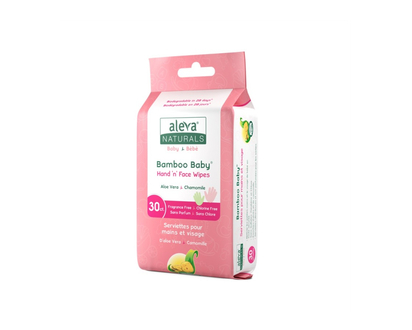 Bamboo Hand & Face Wipes - 30's