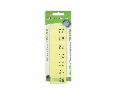 PharmaSystems Pill & Vitamin Planner - Extra Large - PS275