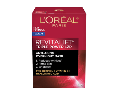 L'Oreal Revitalift Triple Power LZR Anti-Aging Overnight Mask - 50ml