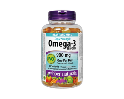Webber Naturals Omega-3 Triple Strength Softgels - 80s