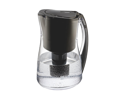 Brita Marina Water Filter Pitcher with Lead and Chlorine Filtration - Black - 8 Cup