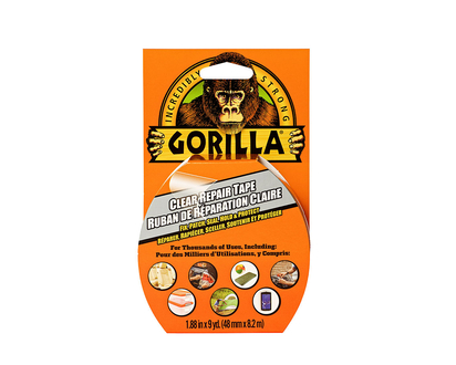 Gorilla Clear Repair Tape - 1.88 inch x 27 feet
