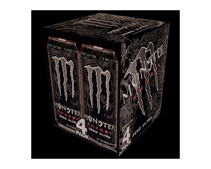 Monster Energy Drink - Ultra Zero - 4 x 473ml