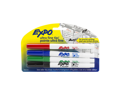 Expo Ultra Fine - Assorted - 4 Pack