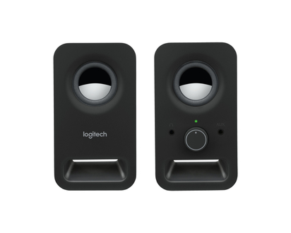 LOGITECH Z150 2.0 SPEAKERS in Black Size 2 pack