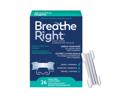 Breathe Right Nasal Strips Extra - Clear - 26s