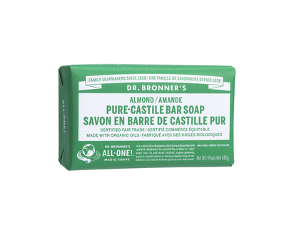 Dr. Bronner's Pure-Castile Bar Soap - Almond - 140g