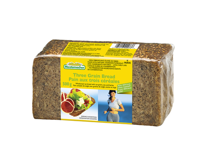 Mestemacher Three Grain Loaf - 500g