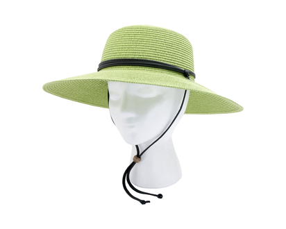 Sloggers Women's Braided Wide Hat - Tea Green