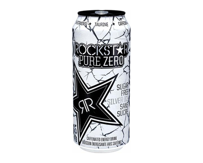 RockStar Pure Zero Energy Drink - Silver Ice - 473ml